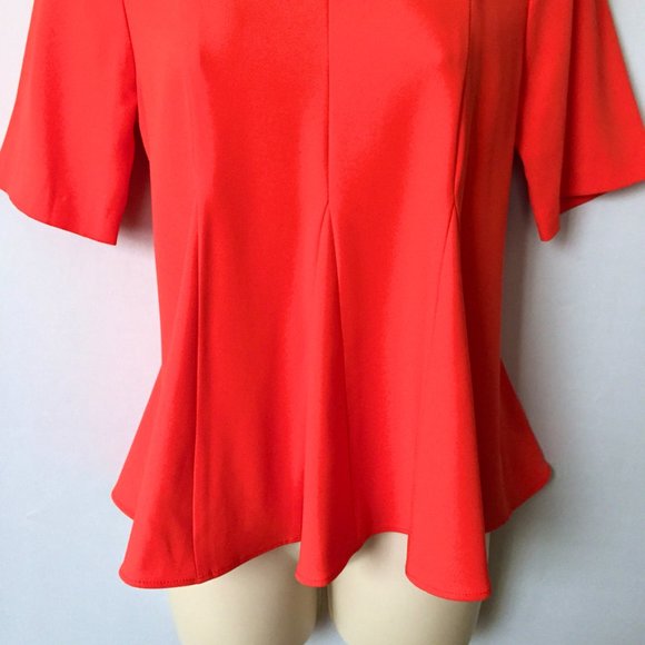 OPENING CEREMONY Moodie Pleated Short Sleeve Top - Picture 9 of 11